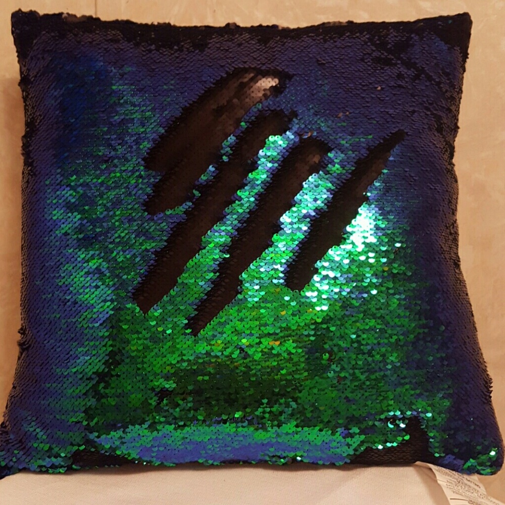 Reversible Mermaid Sequin Pillow